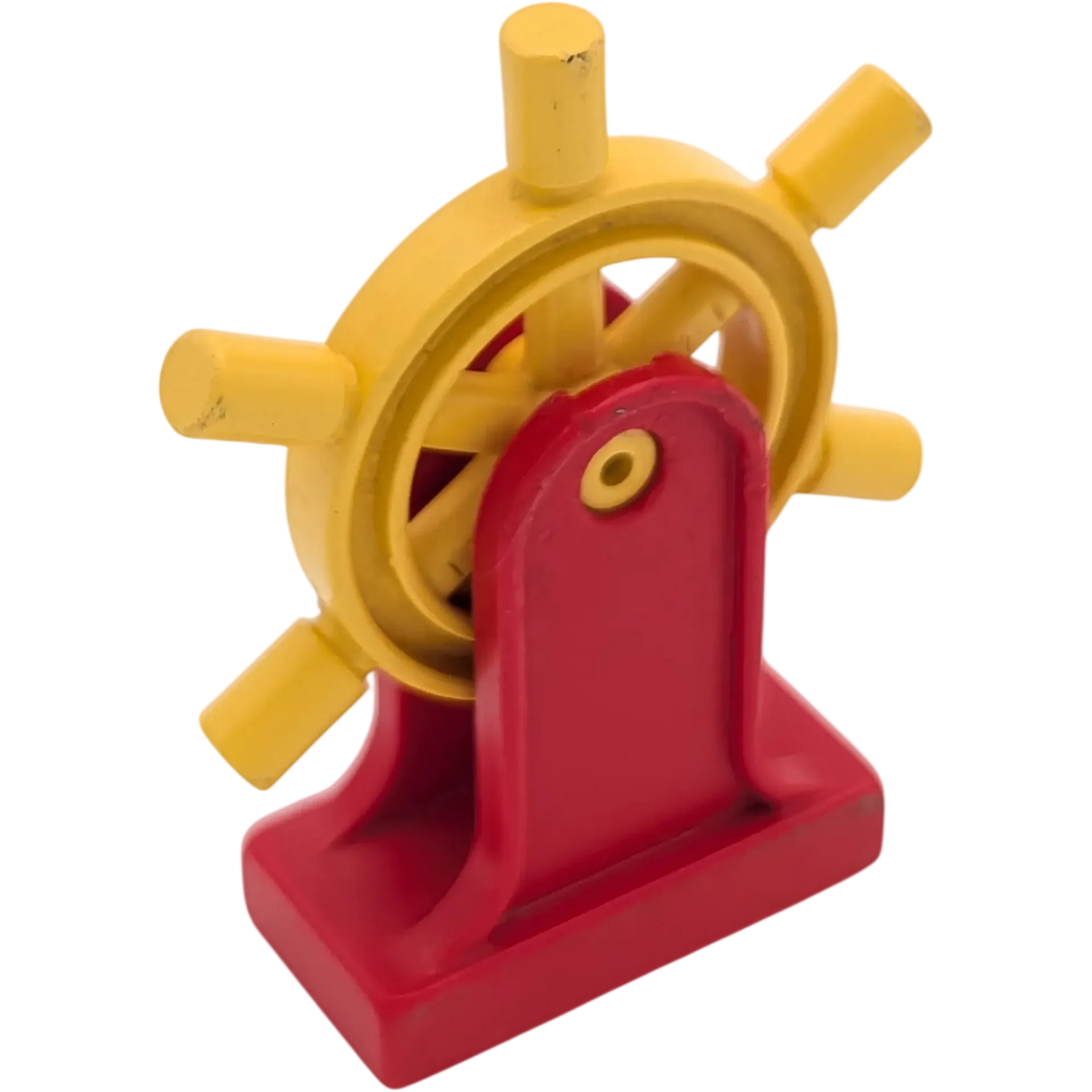Lego Duplo 4657 Steuerrad Rot mit Lenkrad Gelb