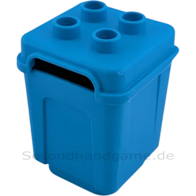 Lego Duplo Mülltonne Mittelblau