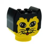 Lego Duplo Primo Kopf Katze großes Gesicht