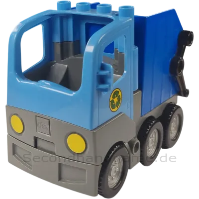 Lego Duplo Lastwagen Müllauto mit Container Bau Recycling