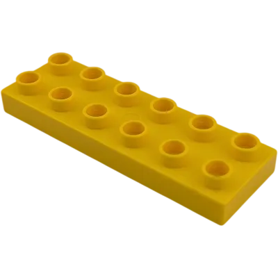 Lego Duplo 98233 Platte 2x6 Gelb