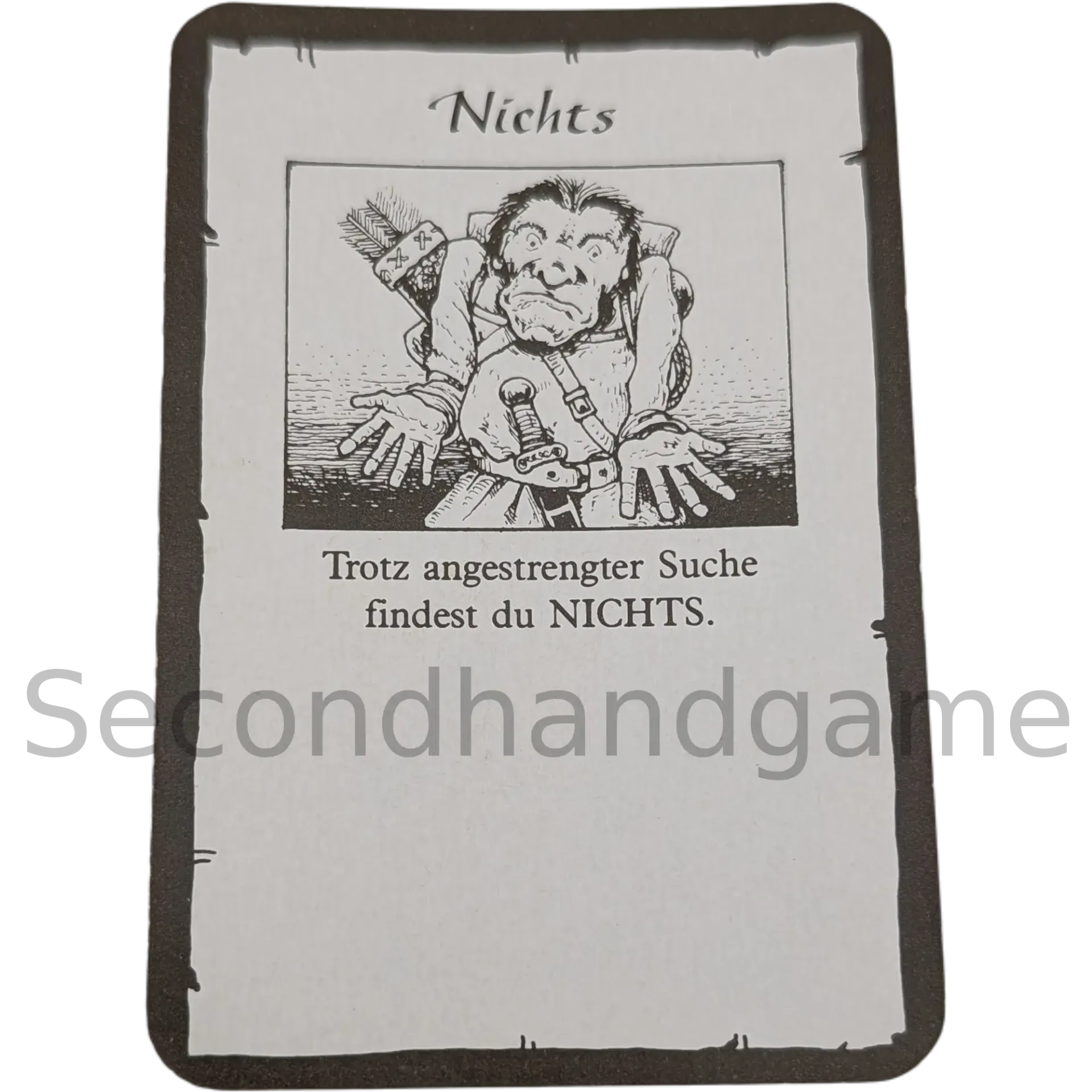 MB Hero Quest Master Schatzkarte Nichts