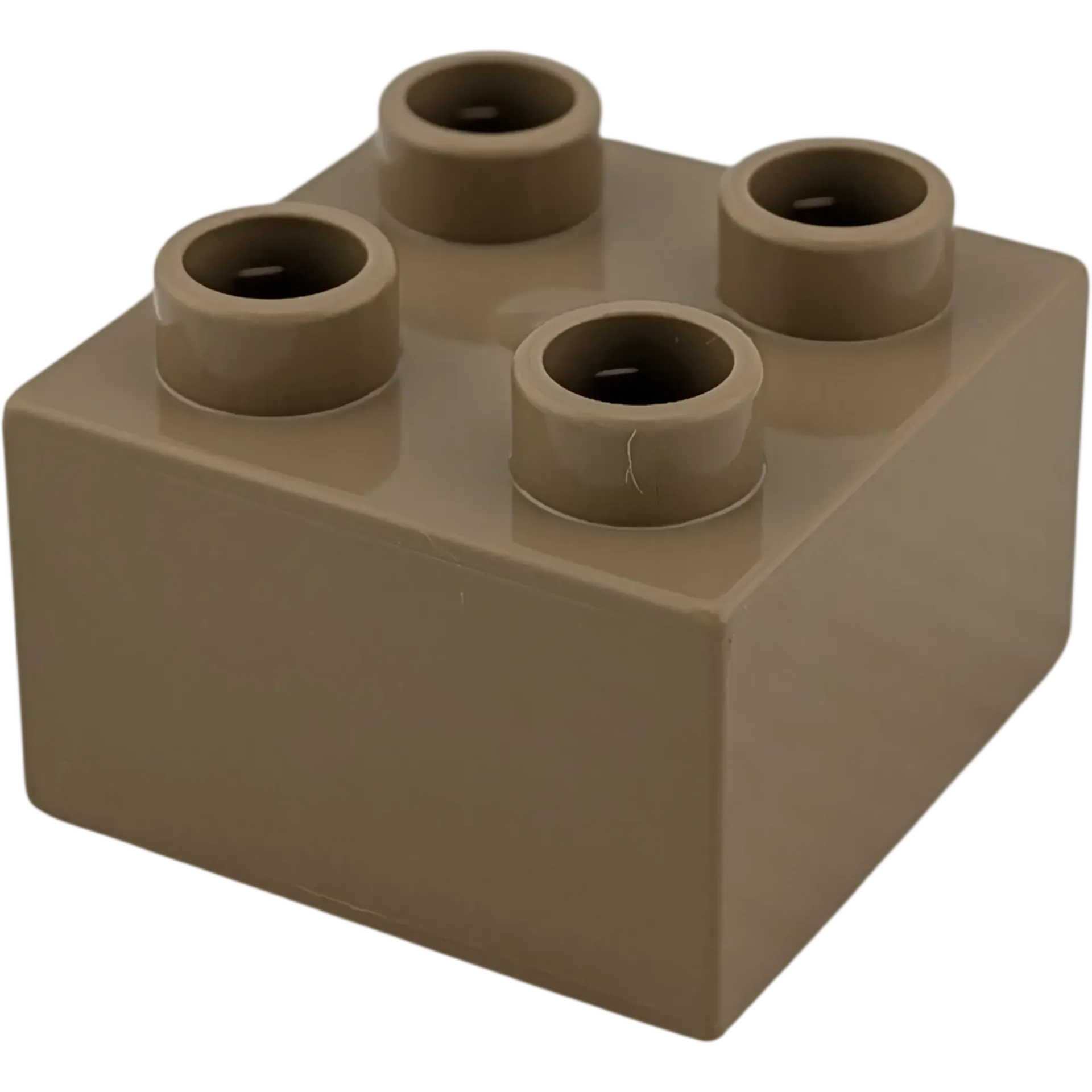 Lego Duplo 2x2 Stein 3437 Goldgrau