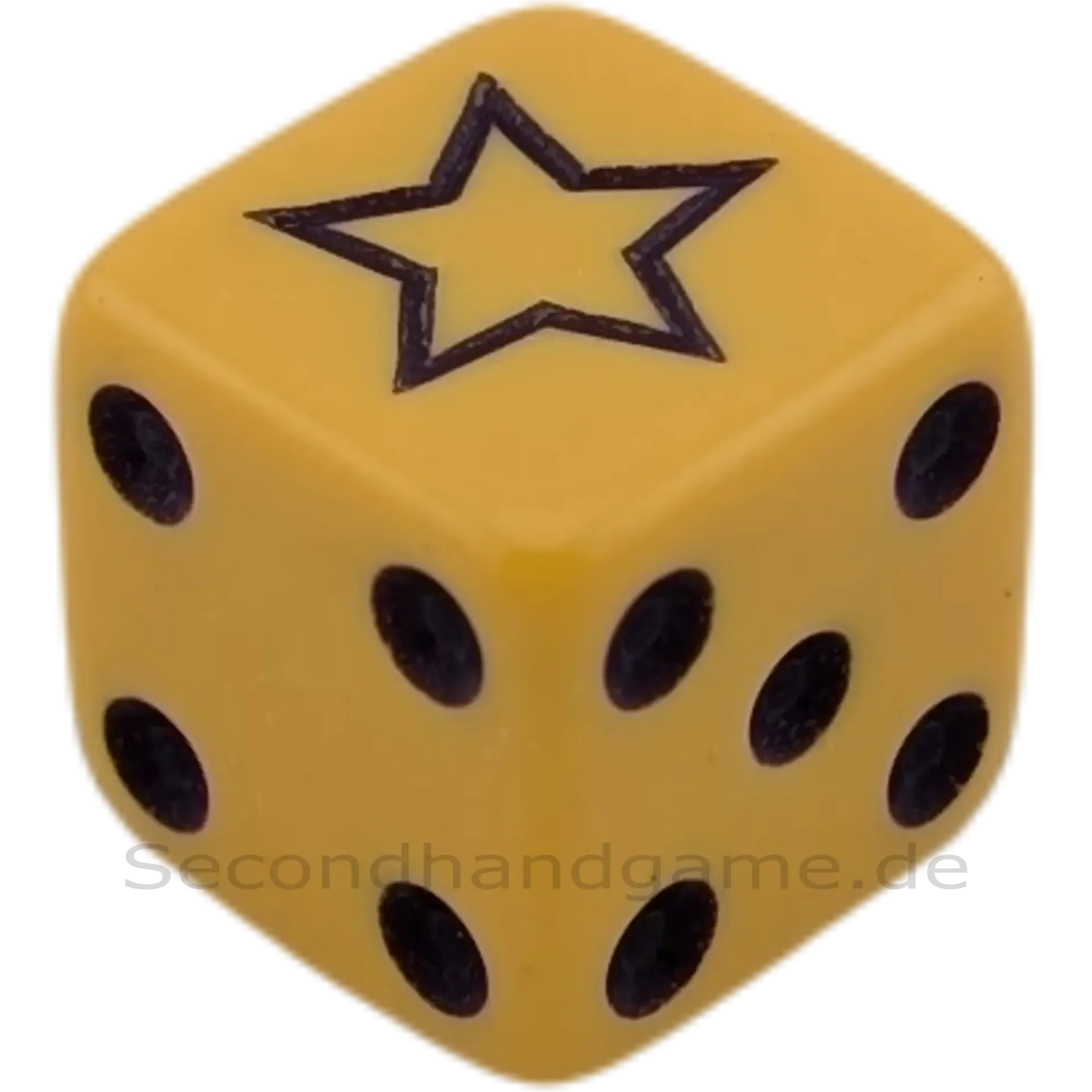 Ravensburger FX Schmid Bluff Ersatzteil gelber Würfel mit Stern