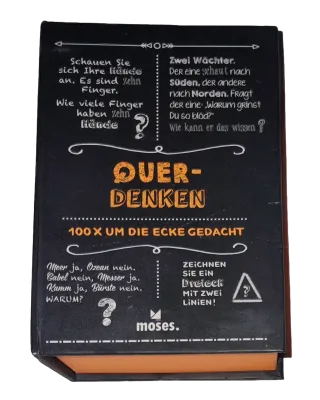 Moses Querdenker 100x um die Ecke gedacht