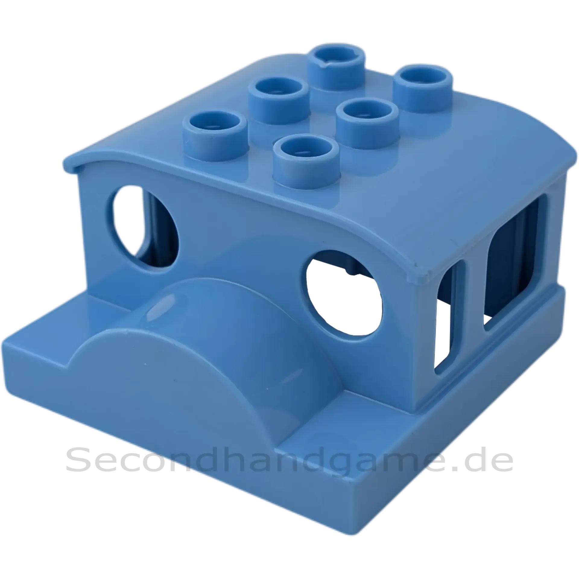 Lego Duplo Zug Kabinenvorderteil / Lokdach 2x3 – Mittelblau (Teile-Nr. 13532)