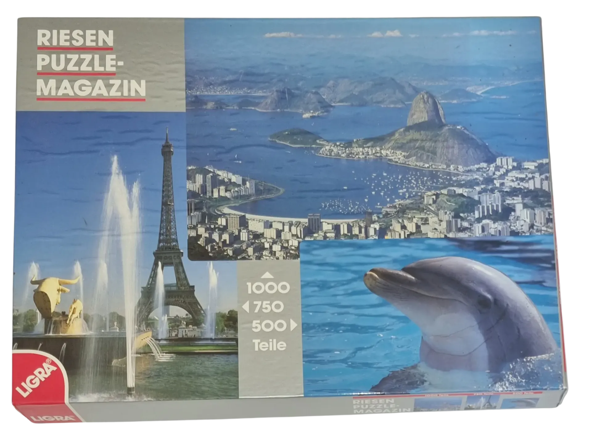 Ligra Riesen Puzzle-Magazin 1000 Teile, 750 Teile, 500 Teile