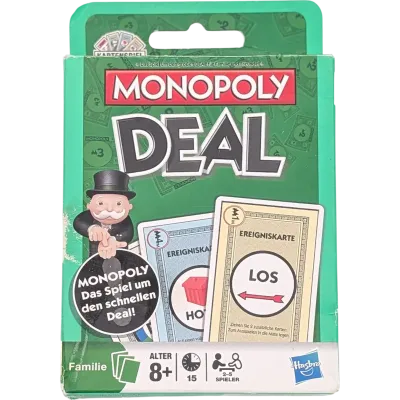 Hasbro Monopoly Deal Familien Version Grün