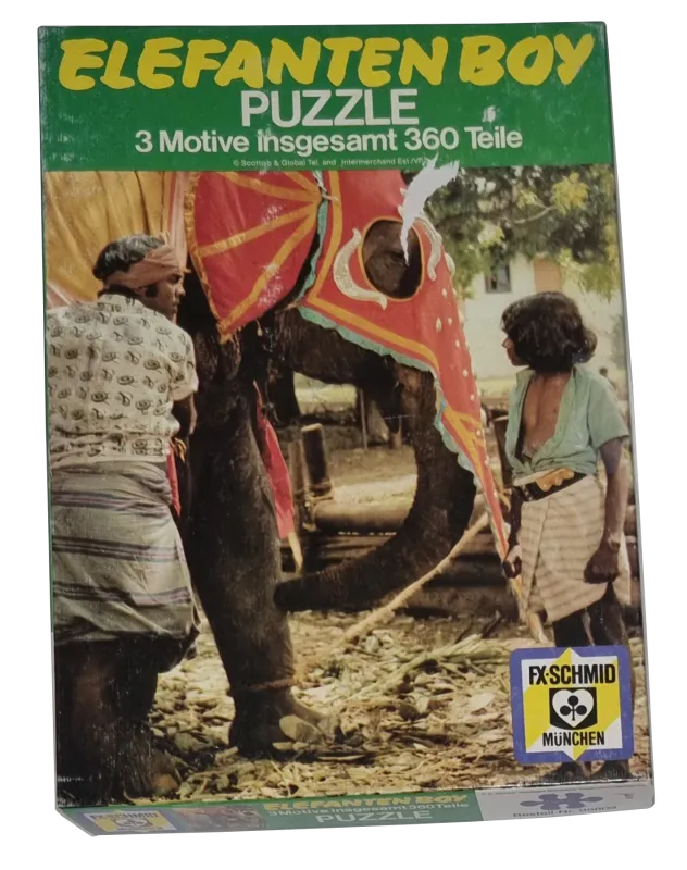 FX Schmid Puzzle 95809 Elefanten Boy 3x120 Teile