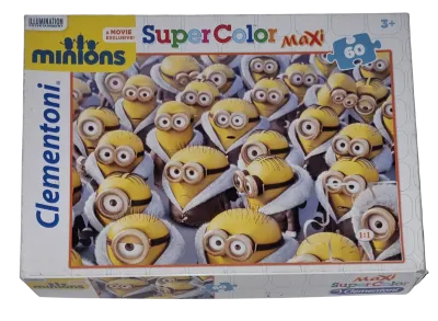 Clementoni Super Color Puzzle Maxi Minions 60 Teile 26748