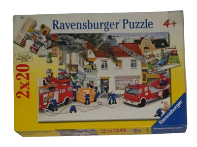 Ravensburger Bei der Feuerwehr 2 x 20 Teile Puzzle 089093