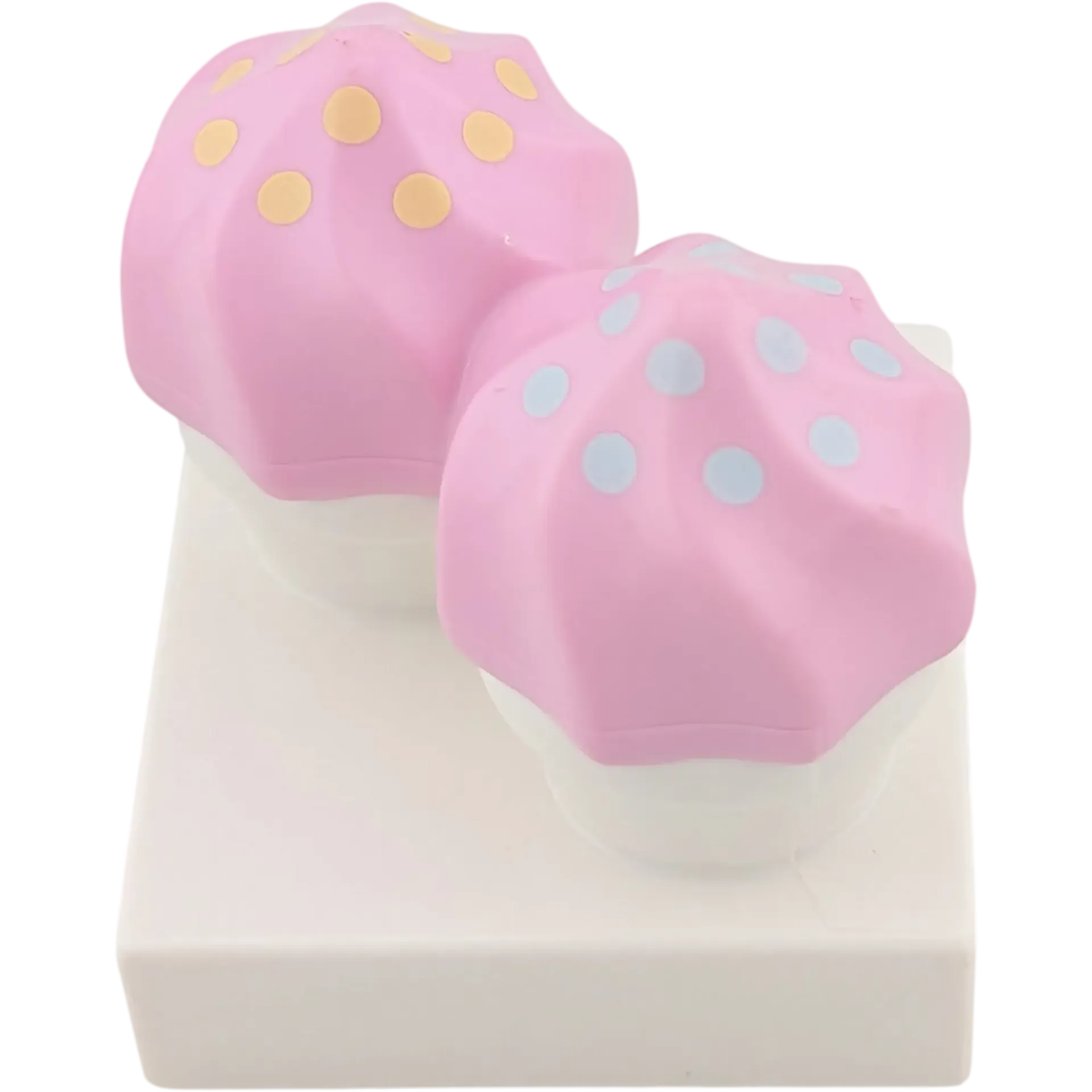 Lego Duplo 65188 Platte mit zwei Cupcakes Weiß Pink und Streuseln