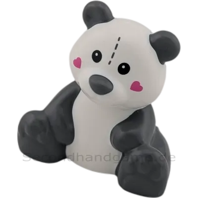 Lego Duplo Pandabär Klein Schwarz Weiß Tierkind