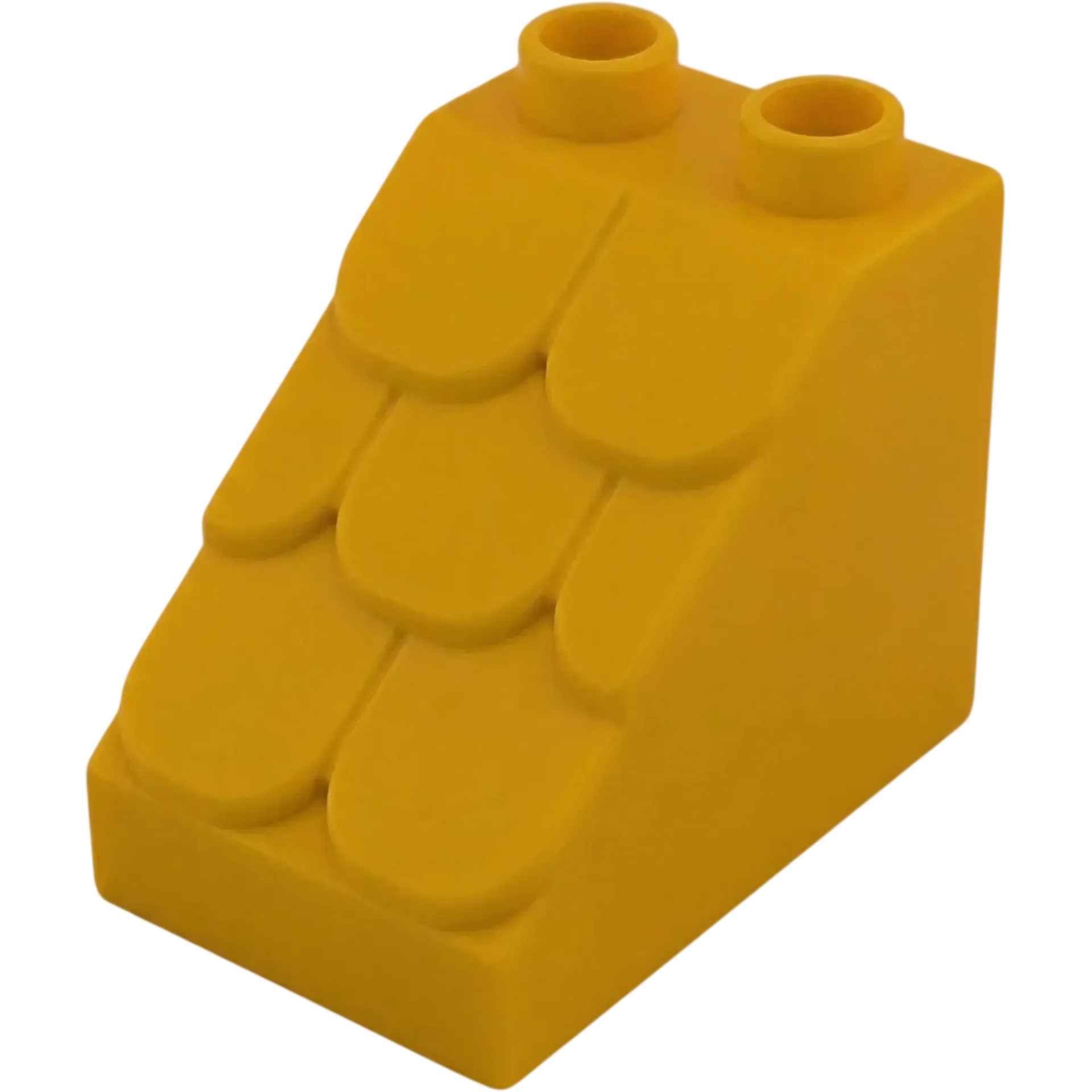 Lego Duplo Dachfenster Dachziegel Dachboden Gelborange zwei Noppen