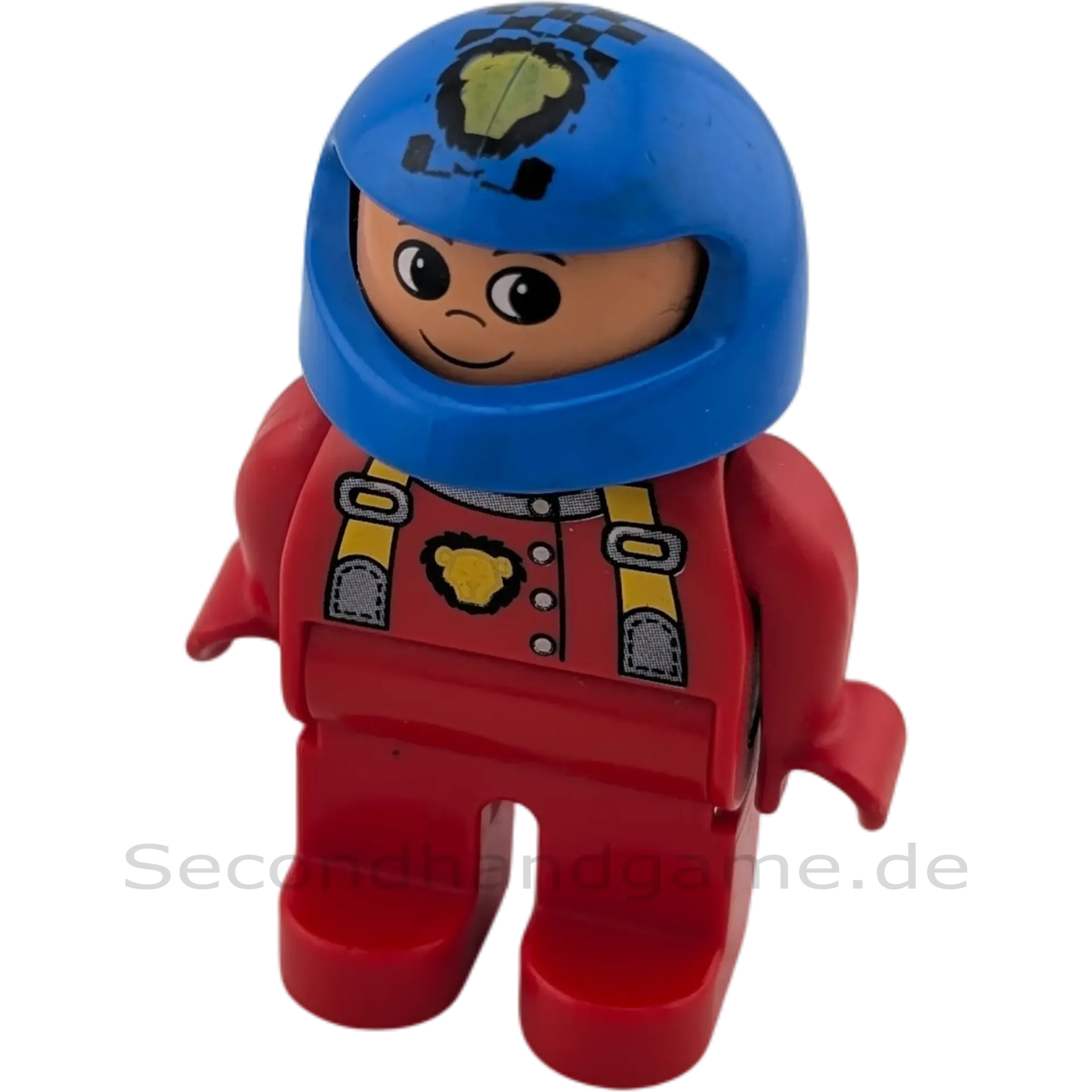 Lego Duplo Figur Mann 47394 Motorradfahrer Rennfahrer 