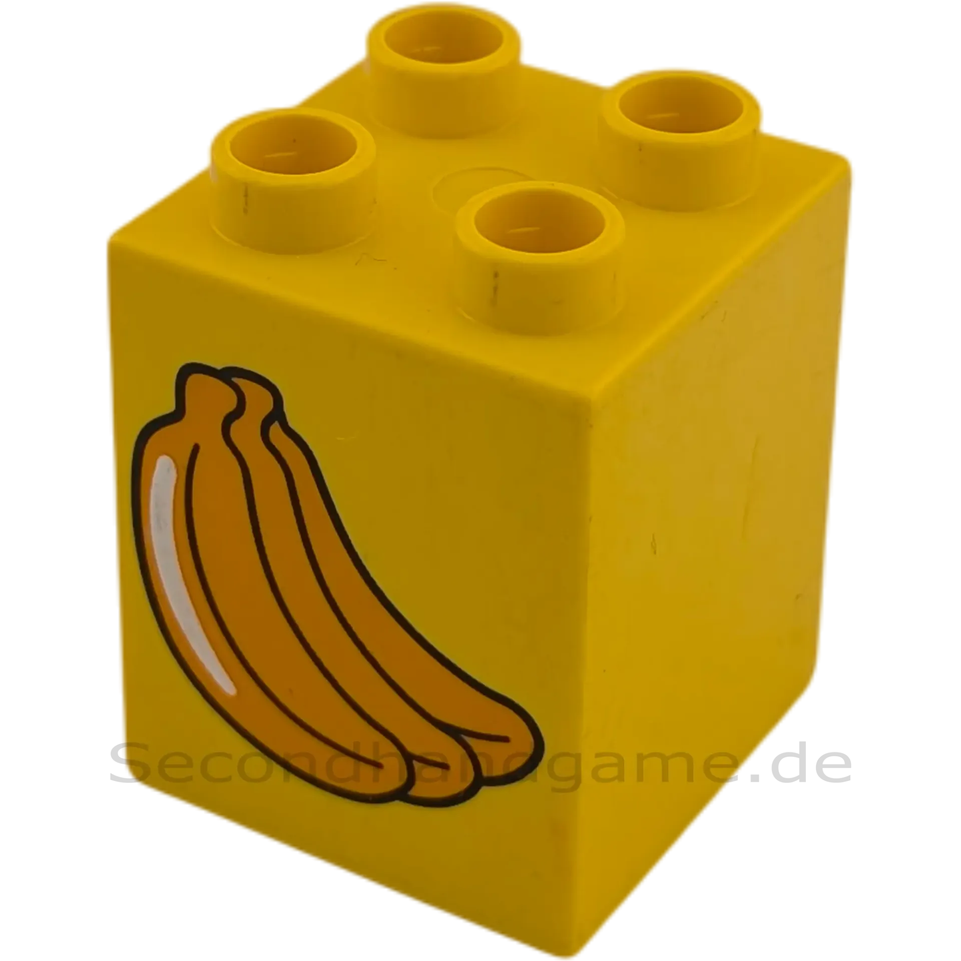 Lego Duplo 2x2x2 Doppelstein Obst Banane Gelb