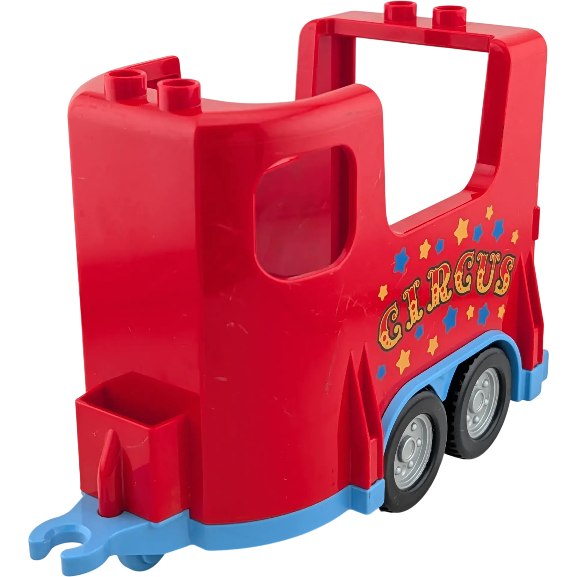 Lego Duplo 87657 Pferdeanhänger Pferdetransporter Circus Tiertransporter Rot