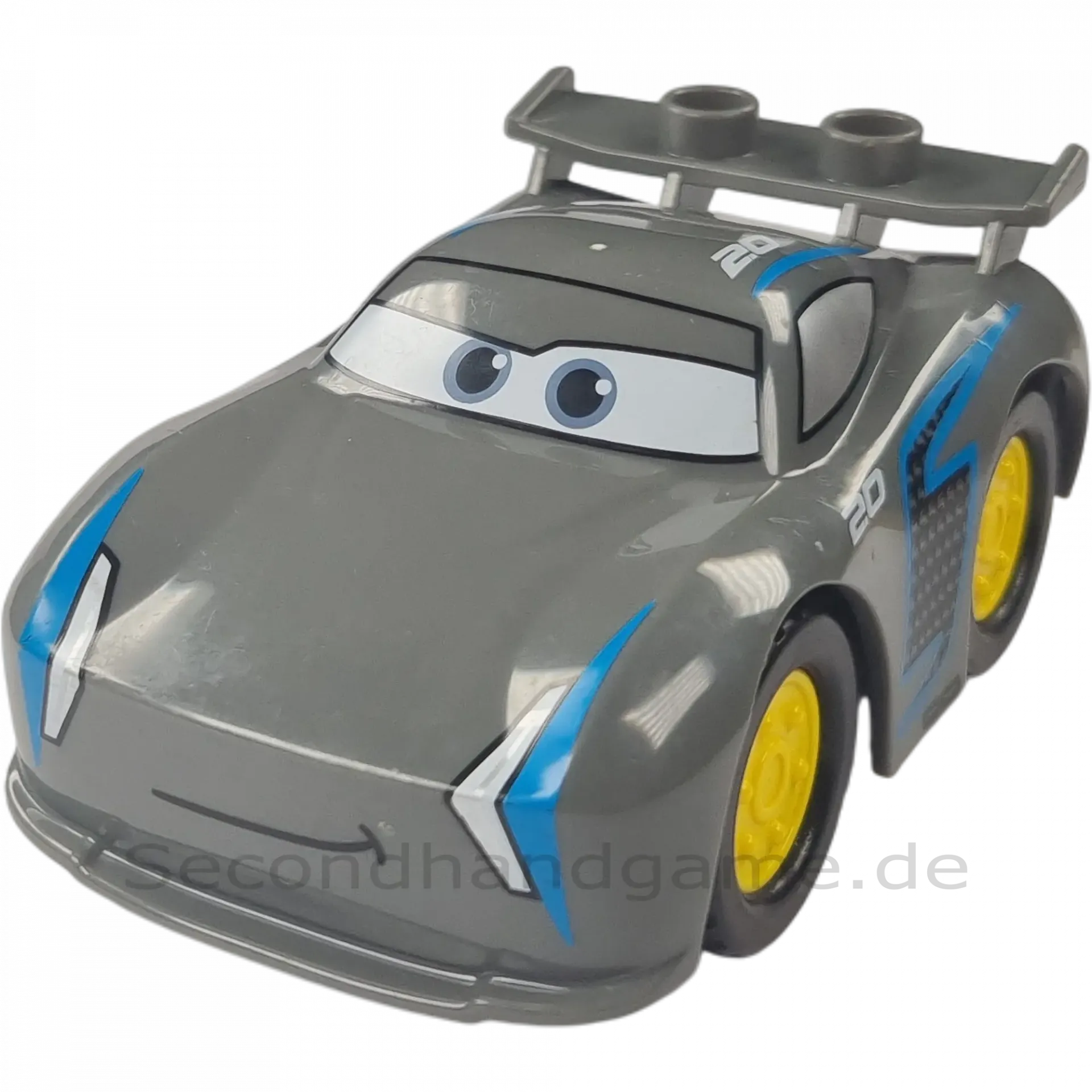 Lego Duplo Disney Cars Jackson Storm graues Auto gelbe Felgen