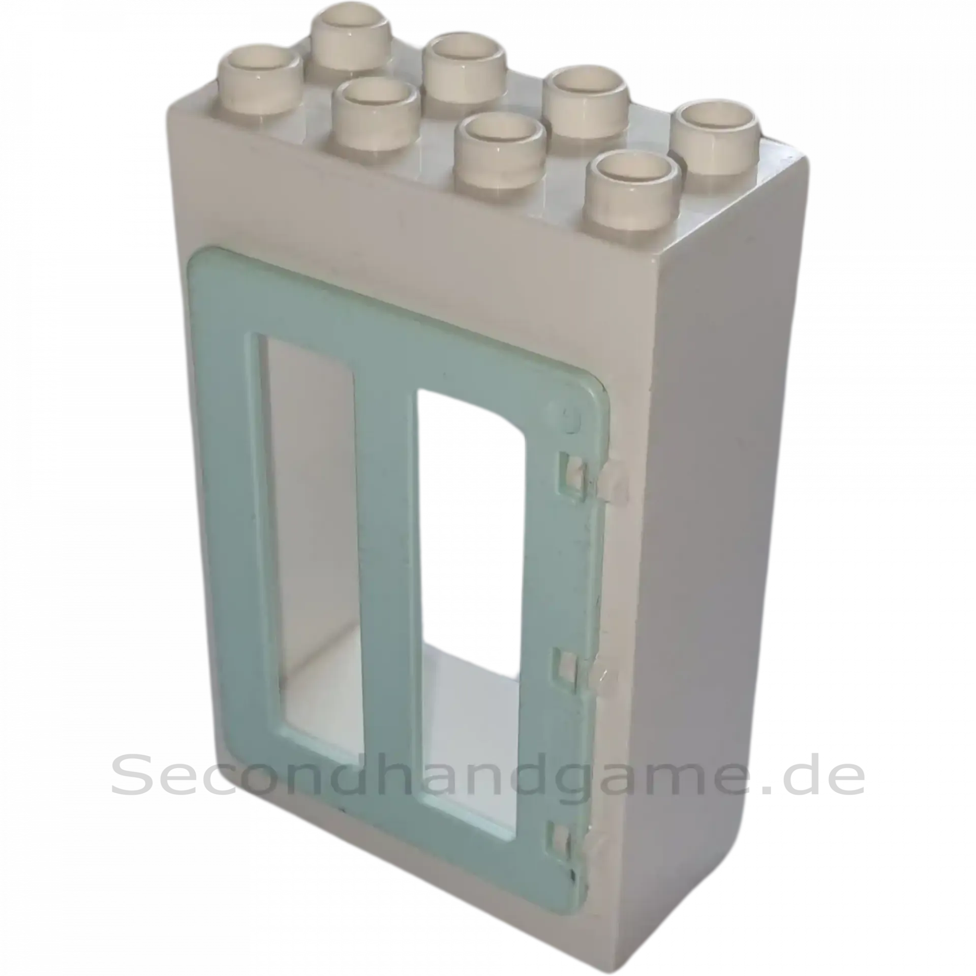 Lego Duplo Hauswand mit Tür Weiß Mint