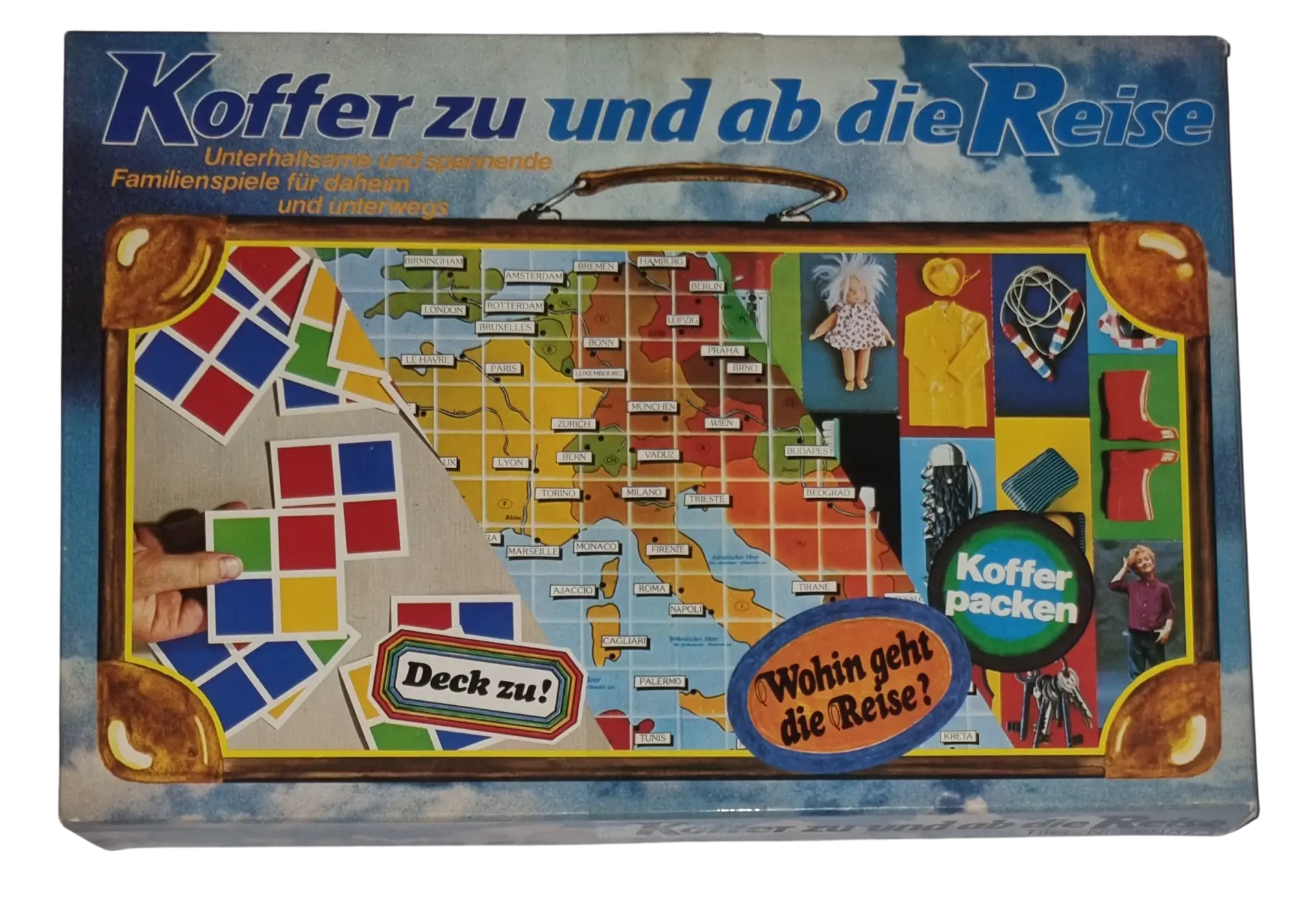 Ravensburger Koffer zu und ab die Reise