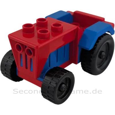 Lego Duplo Traktor Rot Blau