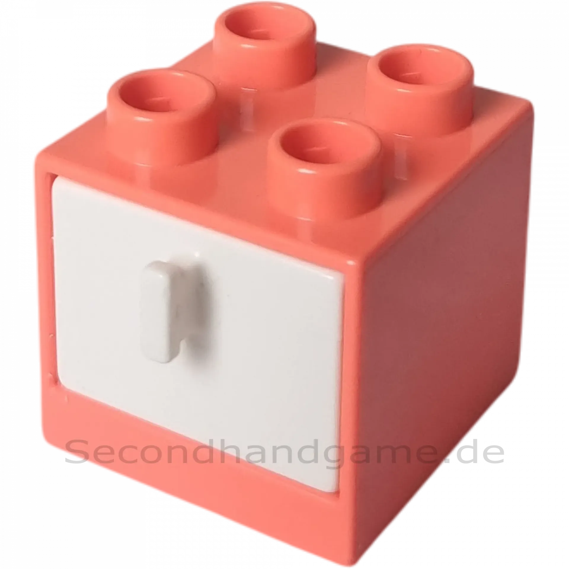 Lego Duplo 4890 Regal Schrank Knallpink mit Schublade Weiß