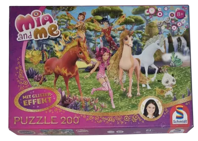 Schmidt Puzzle Mia and me 200 Teile 56069 mit Glitzereffekt