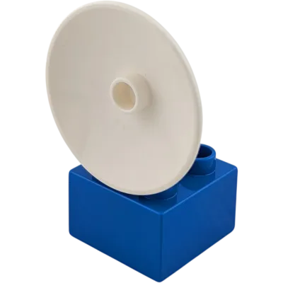 Lego Duplo 92009 Antenne Weiß auf blauem Stein Satellitenschüssel