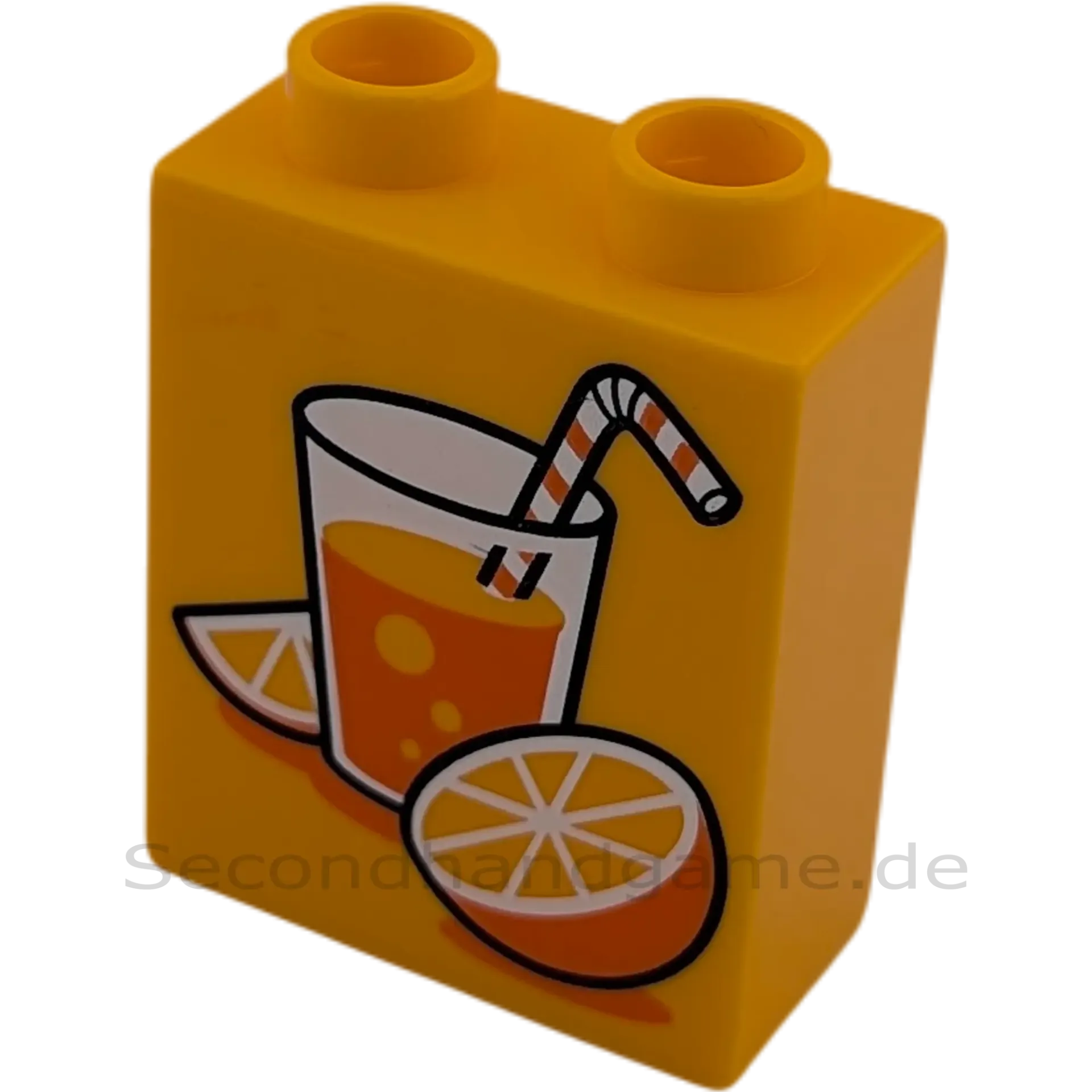 Lego Duplo 1x2 Stein Gelborange Orangenlimo