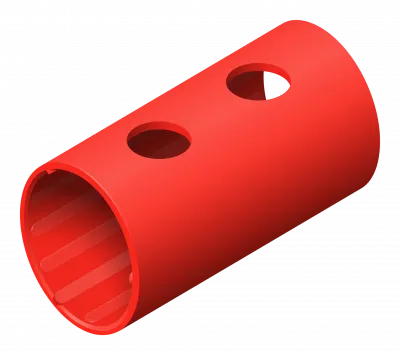 QUADRO Rohr 10cm Rot 00015