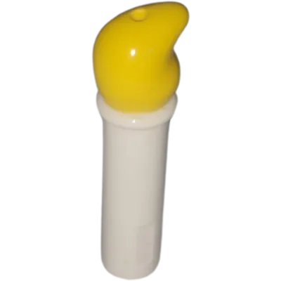 Lego Duplo Muffin Cupcake Kuchen Deko Kerze Weiß Gelb