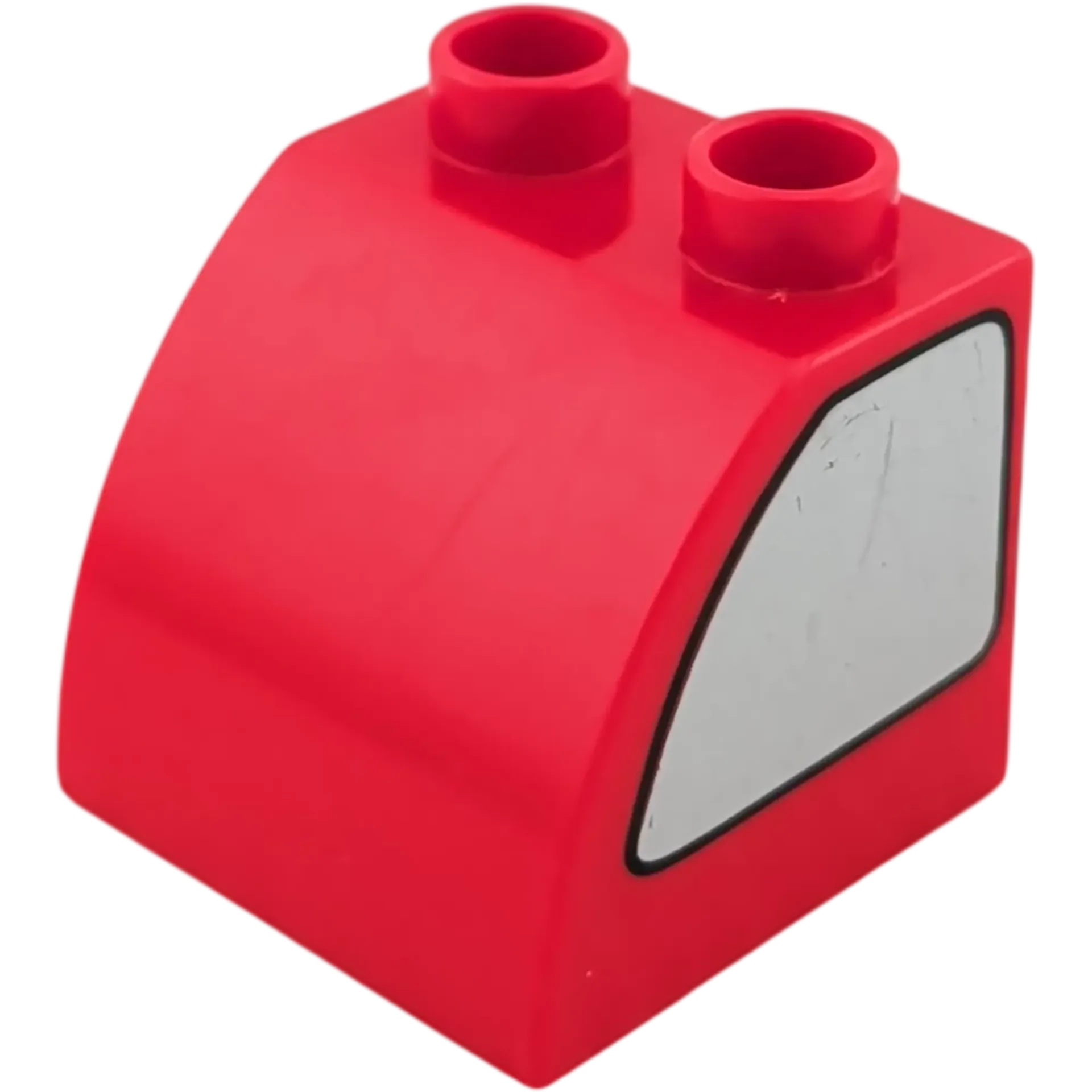 Lego Duplo 11170 Stein Halbrund Rot mit Fenster