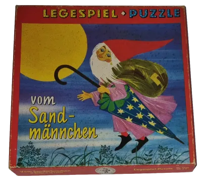 Pestalozzi-Verlag 3 Legespiel Puzzle 3 x 36 Teile Sandmännchen 6866
