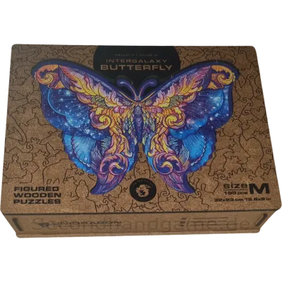 Intergalaxy Butterfly Holzpuzzle 199 Teile ab 8 Jahren