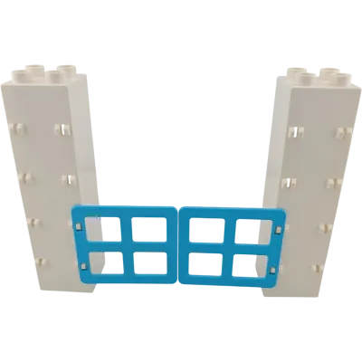 Lego Duplo 16087 Hoftür Weiß Schwingtür Azur