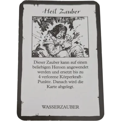 MB Hero Quest Master Ersatzteil Erdzauber Heil Zauber
