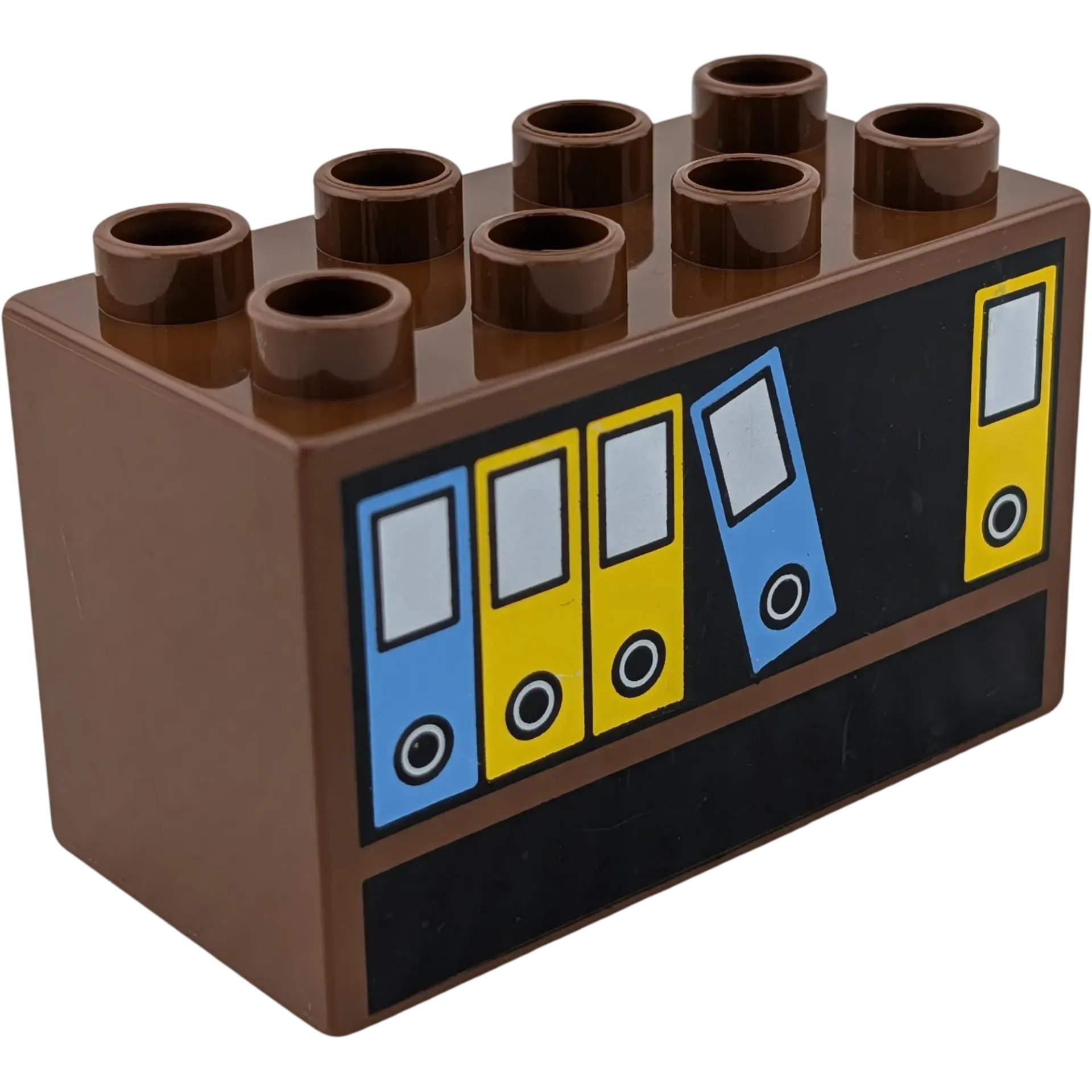 Lego Duplo 31111 Stein Dunkelbraun mit Bücheregal 2x4x2