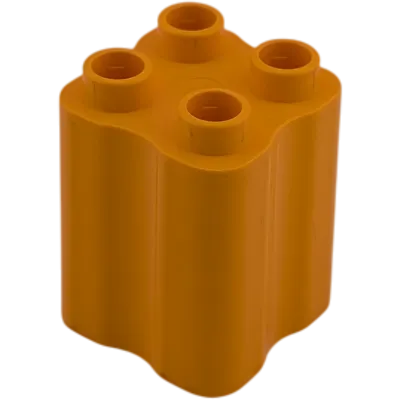 Lego Duplo 31061 Wandstein Stamm 2x2x2 Blumentopf Vase Orange