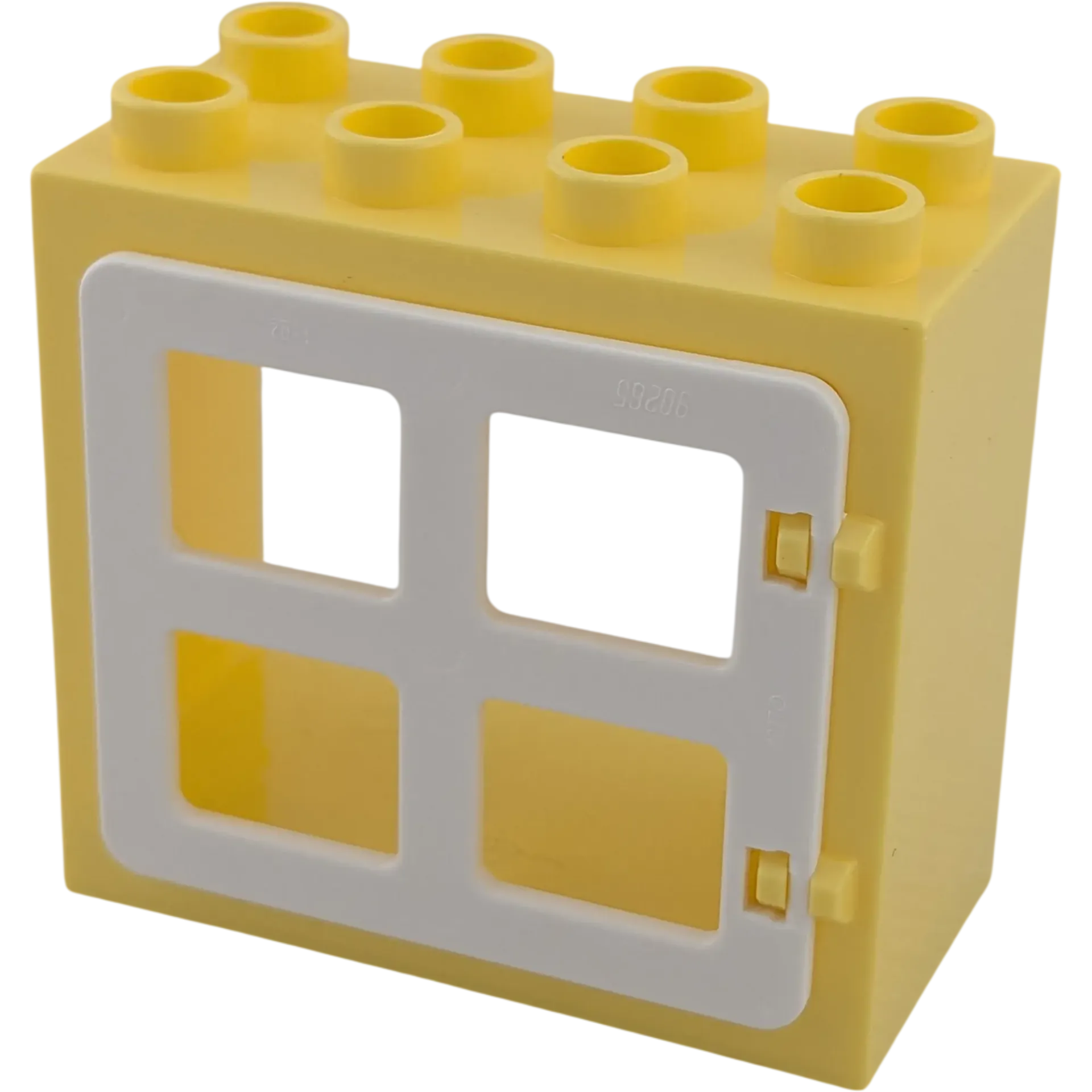 Lego Duplo 61649 Fenster 2x4 Hellgelb Weiß