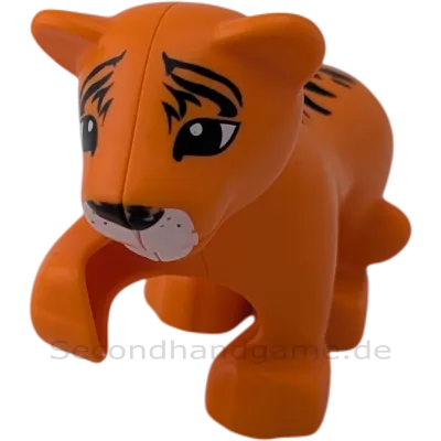 Lego Duplo Tiger Orange mit schwarzen Streifen