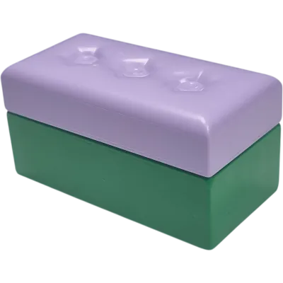 Lego Duplo Sofa Couch Wohnlandschaft Lavendel Dunkelgrün