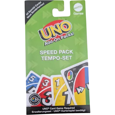 Mattel Uno Add-On Packs! Speed Pack Tempo Set
