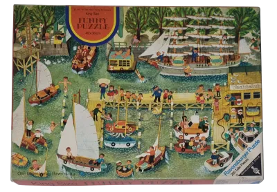 Ravensburger King Size Funny Puzzle 280 Teile 6235904 Yachthafen
