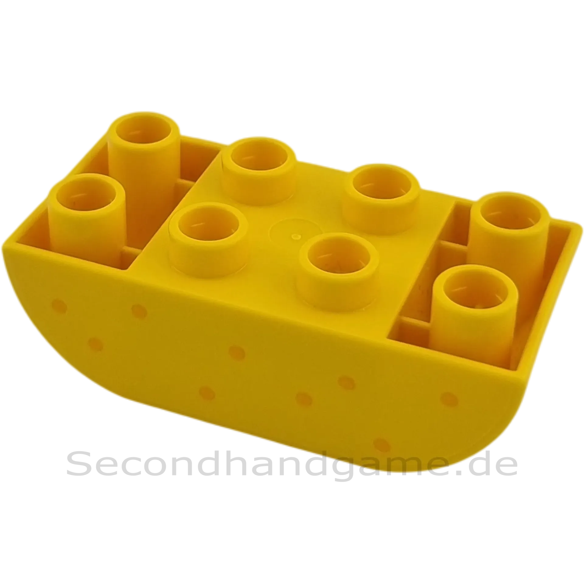 Lego Duplo 98224 Dachstein 2x4 Abgerundet Gelb mit orangen Punkten