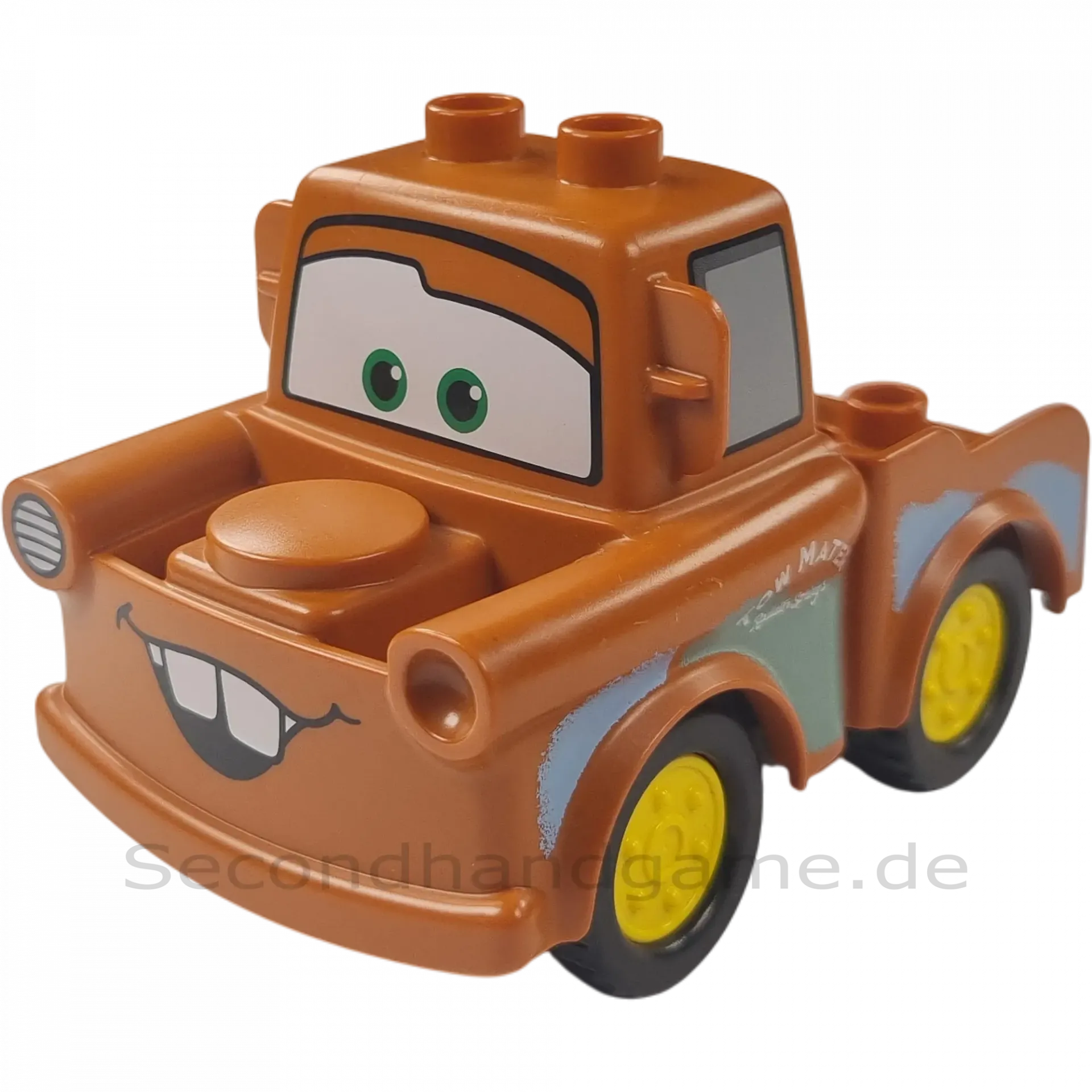 Lego Duplo Disney Cars Hooks Braunes Auto gelbe Felgen