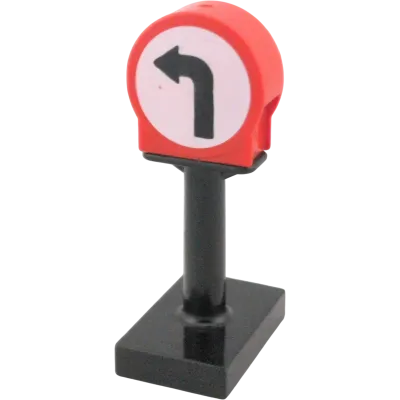 Lego Duplo Schild 41969 Rot Kurve Pfeil Schwarz
