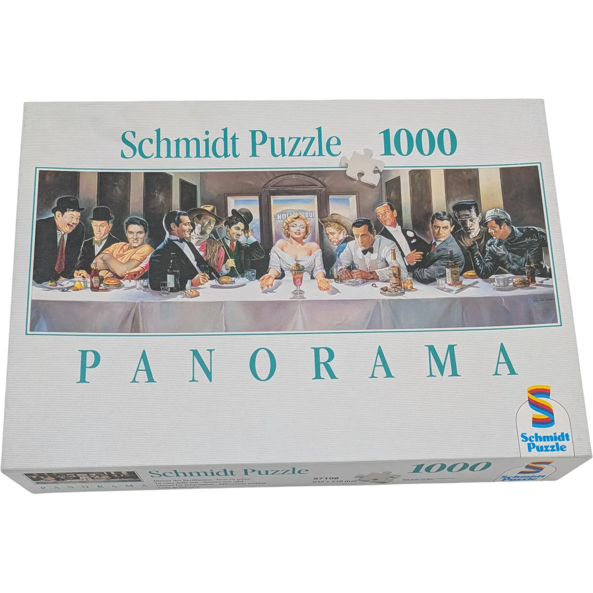 Schmidt Panorama Puzzle 1000 Teile 57106 Dinner der Behrümten