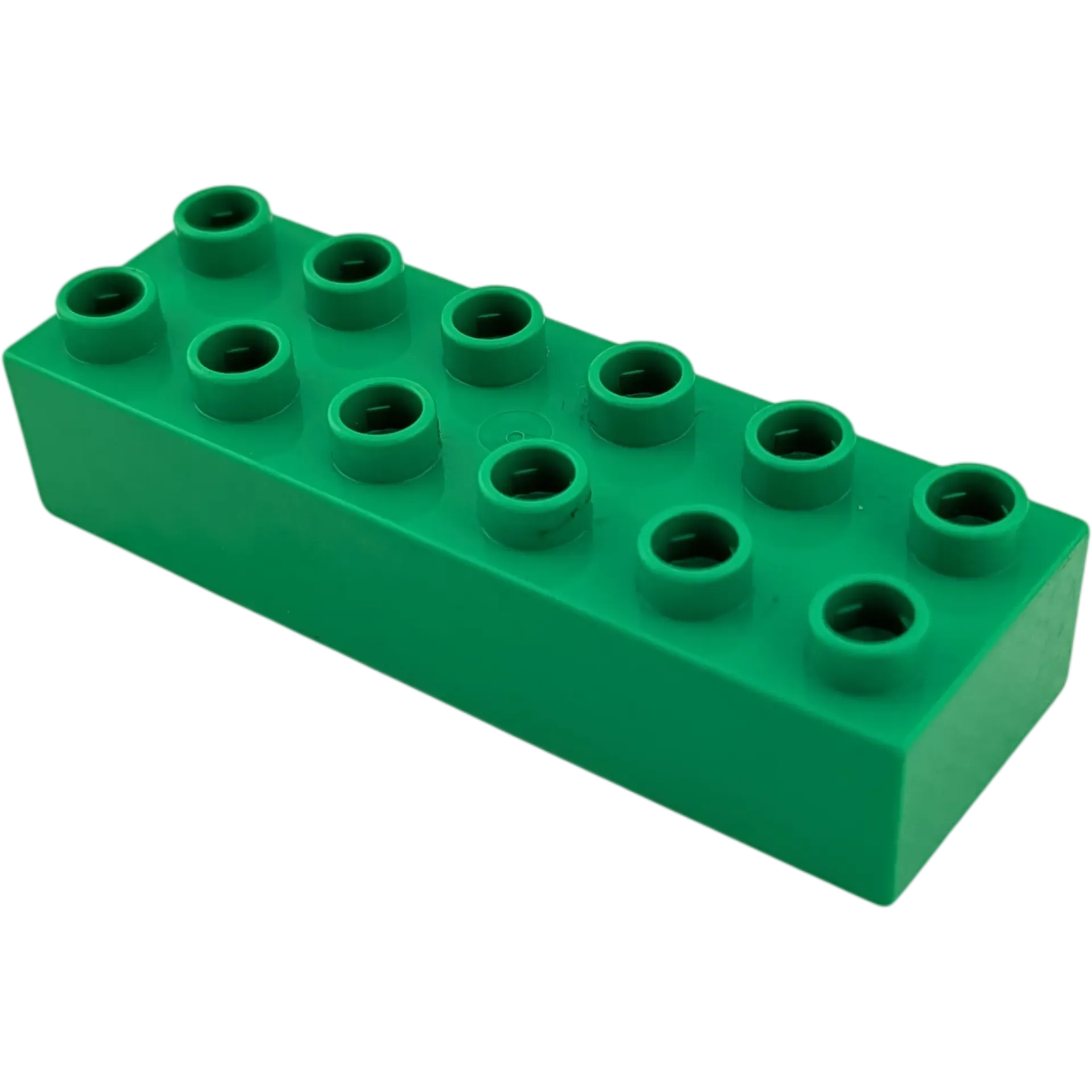 Lego Duplo 2300 Baustein 2x6 Mittelgrün
