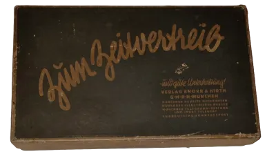 Verlag Knorr & Hirth GMBH München Zum Zeitvertreib und gute Unterhaltung! Brettspiel