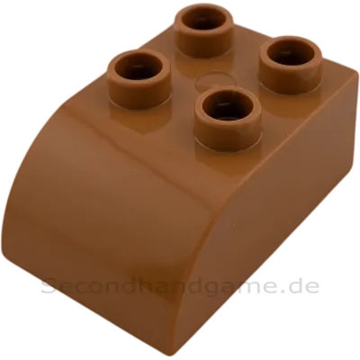 Lego Duplo 2x3 Dachstein 2302 Hellbraun